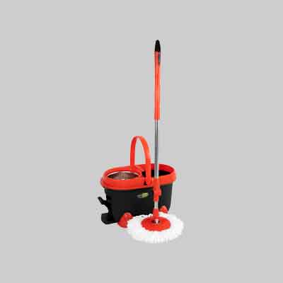 SET SECCHIO LAVAPAVIMENTI ROTANTE 'SPIN MOP 360' cm 49x29,5x28,5h. Prezzo per Pezzo.