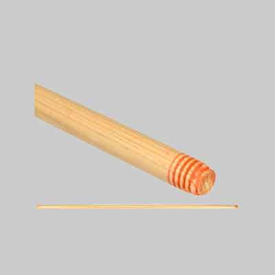MANICO PER SCOPA IN LEGNO FILETTATO cm 130. Prezzo per Pezzo.