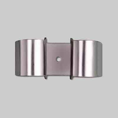 PORTASCOPA A MOLLA IN ACCIAIO INOX 1 posto. Prezzo per Pezzo.