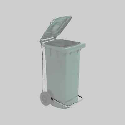 KIT PEDALE E ANELLO Per bidone lt 240. Prezzo per Pezzo.