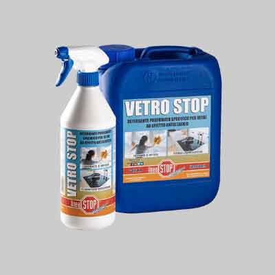 DETERGENTE PER VETRI 'VETRO STOP' ml 750. Prezzo per Pezzo.