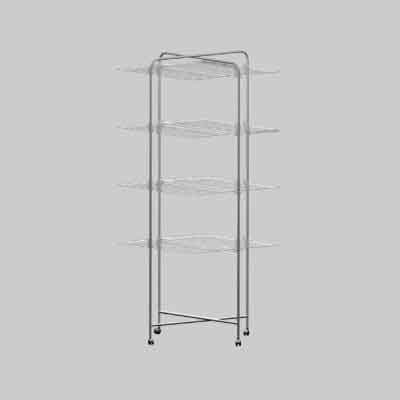 STENDIBIANCHERIA A TORRE 'ERIC 4' cm 70x70x165h. Prezzo per Pezzo.