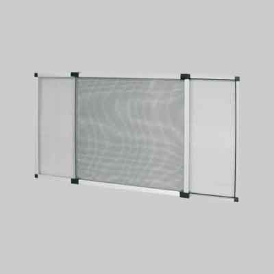 ZANZARIERA A PANNELLO ESTENSIBILE 'IDEAL STAR' cm 70x100 - col. Bianco. Prezzo per Pezzo.