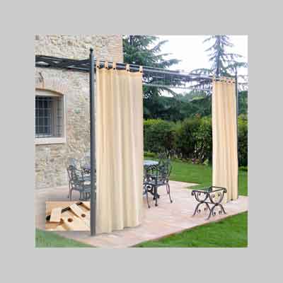 TENDE DA SOLE PER GAZEBO cm 160x270 - Col. Ecrù. Prezzo per Pezzo.