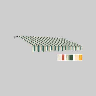 TENDA DA SOLE A BARRA QUADRA cm 300x200 - Col. Giallo/Crema. Prezzo per Pezzo.