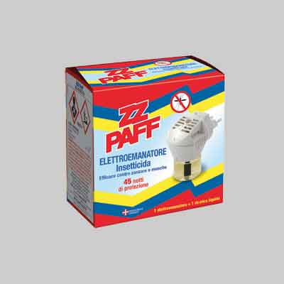 DIFFUSORE LIQUIDO ANTIMOSCHE E ANTIZANZARE Base + 1 ricarica. Prezzo per Pezzo.