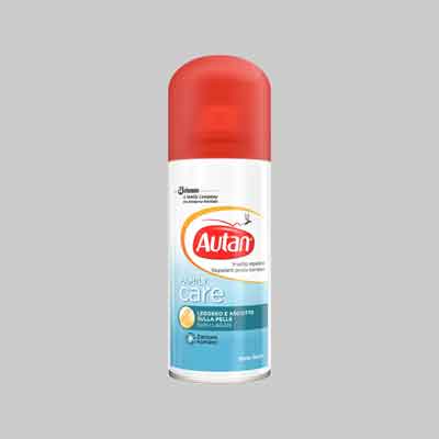 AUTAN REPELLENTE PER ZANZARE 'FAMILY CARE SPRAY SECCO' ml 100. Prezzo per Pezzo.