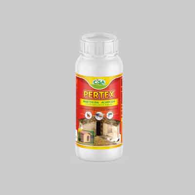 INSETTICIDA CONCENTRATO PER CUCCE E STALLE 'PERTEX' 100 ml. Prezzo per Pezzo.
