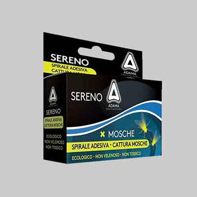 SPIRALI ADESIVE PER MOSCHE Conf. 4 pezzi. Prezzo per Pezzo.
