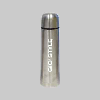 BOTTIGLIA TERMICA 'SILVER' ml 500 - Ø cm 6,8x24,5h. Prezzo per Pezzo.