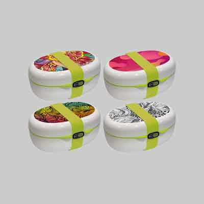 CONTENITORE PER ALIMENTI 'X-FOOD MOOD' GIOSTYLE lt 1,3 - cm 19x14,5x8,5h. Prezzo per Pezzo.