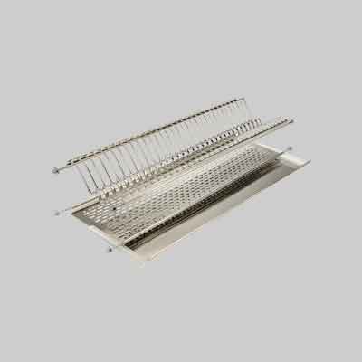 SCOLAPIATTI IN KIT INOX cm 86. Prezzo per Pezzo.