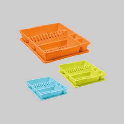 SCOLAPIATTI CON VASSOIO cm 45x35x9h. Prezzo per Pezzo.