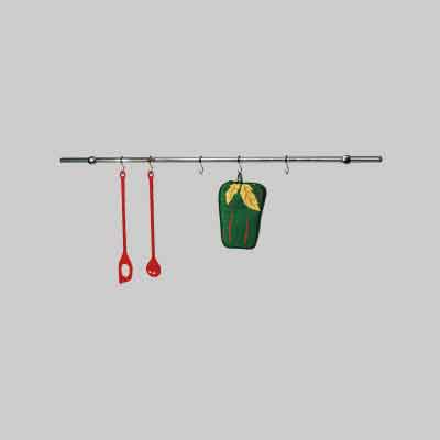 KIT SOTTOPENSILI cm 90 - col. cromato. Prezzo per Pezzo.