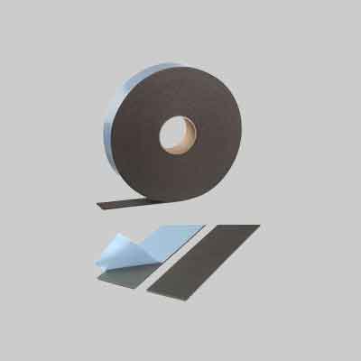 GUARNIZIONE ISOLANTE ADESIVA PER TUBI E VALVOLE 50x3 mm x 5 mt - Grigio. Prezzo per Pezzo.