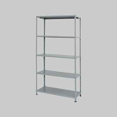 SCAFFALE COMPONIBILE IN KIT 'UNISHELF' cm 100x40 - angolari interni mt 1. Prezzo per Pezzo.