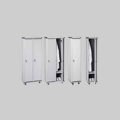 ARMADIO SPOGLIATOIO 'EASY' 2 posti - 72x39x175h cm. Prezzo per Pezzo.