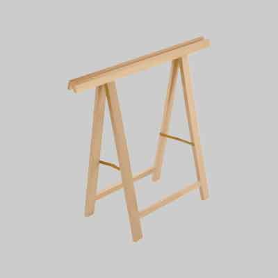 CAVALLETTO IN LEGNO cm 75x75h. Prezzo per Pezzo.