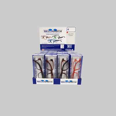 ESPOSITORE OCCHIALI GRADUATI 'BELLAVISTA' 24 pezzi. Prezzo per Confezione.