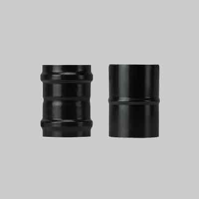 RACCORDO PER TUBO PELLET 'LIGHT' Ø 80 mm - Innesto F/F. Prezzo per Pezzo.