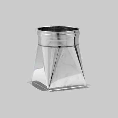 TRAMOGGIA PER CANNE FUMARIE mm 300x300 - tubo Ø 250 mm. Prezzo per Pezzo.