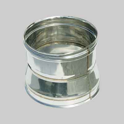 RACCORDO CALDAIA Ø F 130-F 120. Prezzo per Pezzo.