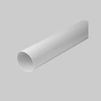 TUBO TONDO PER VENTILAZIONE Ø 100 mm - barra 1 mt. Prezzo per Pezzo.