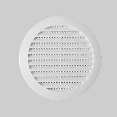 GRIGLIA DI AERAZIONE TONDA Ø 120 mm. Prezzo per Pezzo.