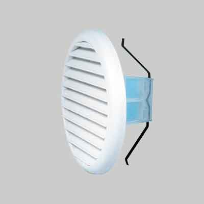 GRIGLIA DI AERAZIONE UNIVERSALE TONDA Ø 125>160 mm. Prezzo per Pezzo.
