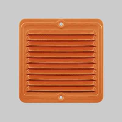 GRIGLIA DI AERAZIONE IN RAME QUADRA mm 140x140. Prezzo per Pezzo.