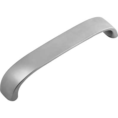 MANIGLIA PER MOBILI 'UN45' Int. 96 mm - Cromo opaco pz. 2. Prezzo per Pezzo.