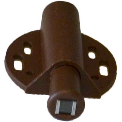 CRICCHETTO MAGNETICO TONDO mm 40x42 - Bianco pz. 2. Prezzo per Pezzo.