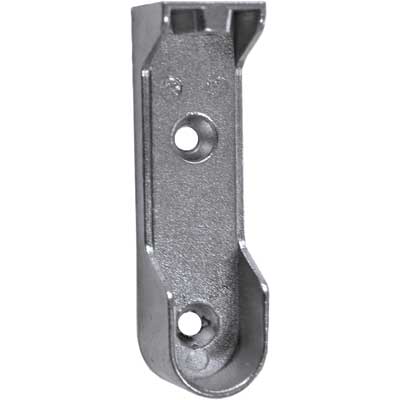 REGGITUBO LATERALE TUBO OVALE mm 15x30 - Ottonato pz. 2. Prezzo per Pezzo.