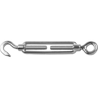 TENDITORE AD OCCHIO E GANCIO ZINCATO mm 8 pz. 2. Prezzo per Pezzo.
