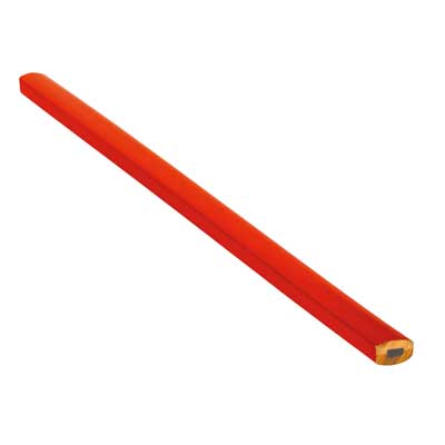 MATITA PER FALEGNAME cm 18 - Rossa pz. 6. Prezzo per Pezzo.