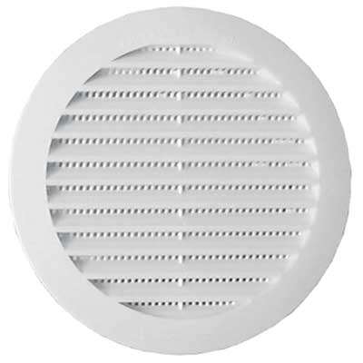 GRIGLIA DI AERAZIONE TONDA Ø 120 mm pz. 1. Prezzo per Pezzo.