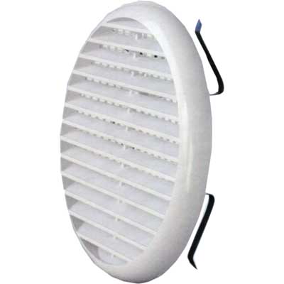 GRIGLIA DI AERAZIONE UNIVERSALE ABS  Ø 63>125 mm pz. 1. Prezzo per Pezzo.