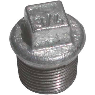 TAPPO MASCHIO 3/4" pz. 1. Prezzo per Pezzo.