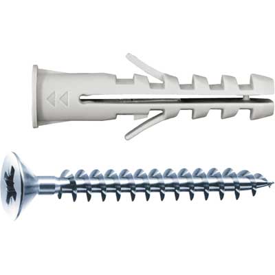 TASSELLO CON VITE AVB-TC C/BORDO Ø 5x25 - vite 4x3 pz. 10. Prezzo per Pezzo.