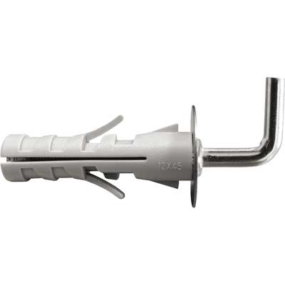 TASSELLO CON GANCIO MEDIO 'FUN-GM' Vite M4 Ø 9x40 pz. 6. Prezzo per Pezzo.