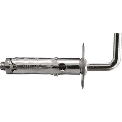 TASSELLO ACCIAIO CON GANCIO 'FUA-GM' M5 mm 10x40 pz. 6. Prezzo per Pezzo.
