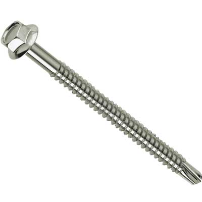 VITE AUTOPERFORANTE TE FLANGIATA mm 6,3x20 pz. 10. Prezzo per Pezzo.