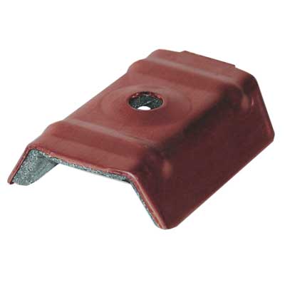 CAPPELLOTTO GRECA mm 50x25x15h - Zincato pz. 20. Prezzo per Pezzo.
